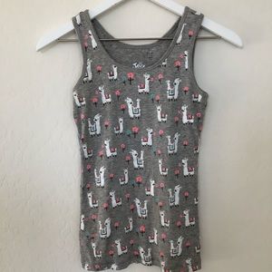 Justice tank top gray 14